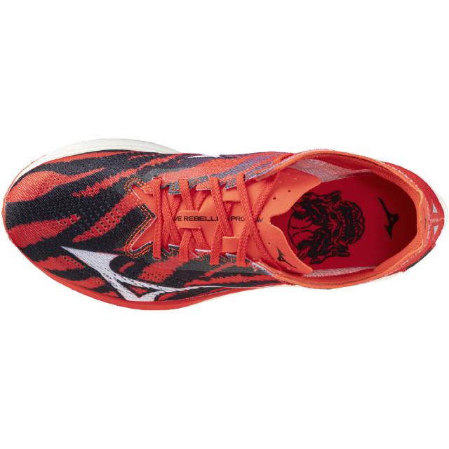 ミズノ ユニセックス ランニングシューズ ウエーブリベリオンプロ LOW（アカオニ×アオオニ・サイズ：26.0cm） U1GD254303260返品種別A