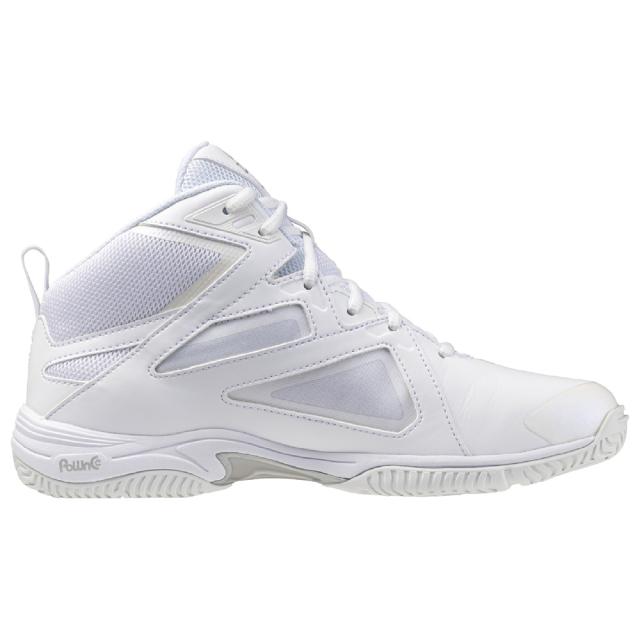 ミズノ ユニセックス フィットネスシューズ ウエーブダイバース LG5（ホワイト×シルバー・サイズ：24.5cm） 31GF257101245返品種別A