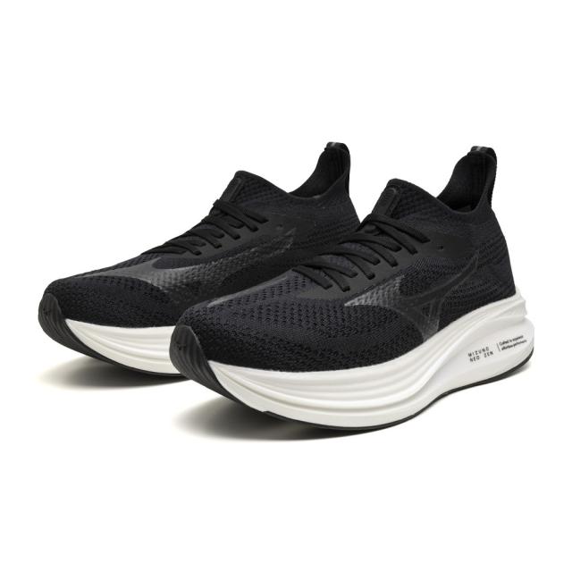 ミズノ ユニセックス ランニングシューズ ミズノ ネオゼン（ブラック×ホワイト・サイズ：25.5cm） MIZUNO J1GC252805255返品種別A