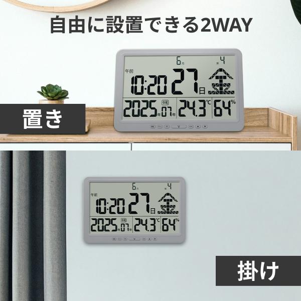 GDT 電波置き掛け兼用時計 CLS4201BGR[CLS4201BGR] 返品種別A_8