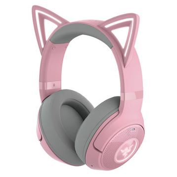 Razer RZ04-04860100-R3M1 【国内正規品】Bluetooth 5.2接続 RGB対応 ワイヤレスネコミミヘッドセット Kraken Kitty V2 BT (Quartz Pink)[RZ0404860100R3M1] 返品種別A_2
