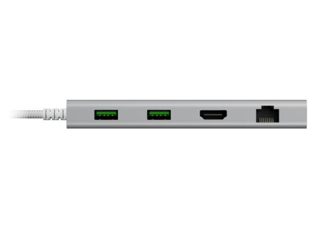 Razer RC21-02250200-R3M1 【国内正規品】ドッキングステーション 11ポート USB C Dock (Mercury White)[RC2102250200R3M1] 返品種別A_4