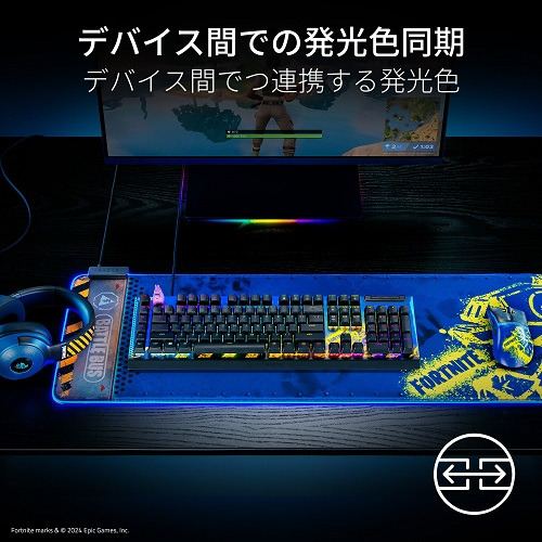Razer RZ02-02500800-R3M1 【国内正規品】Razer Chroma対応 特大ソフトゲーミングマウスパッド Goliathus Extended Chroma Fortnite Edition[RZ0202500800R3M1] 返品種別A_8