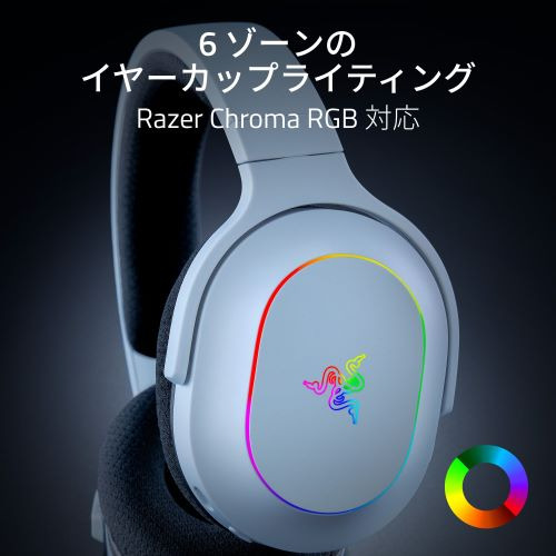 Razer 【国内正規品】ワイヤレスマルチプラットフォームゲーミングヘッドセット （ホワイト） RZ04-05220200-R3M1返品種別A
