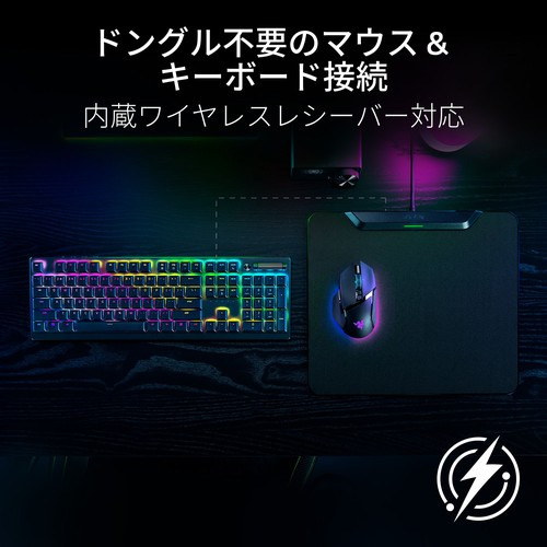 Razer 【国内正規品】HyperFlux V2 Hard Edition　ワイヤレス充電ゲーミングマウスパッド＆ パック RZ81-04930100-B3M1返品種別A_8