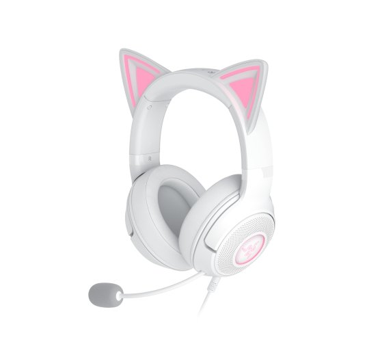Razer 【国内正規品】有線 RGB対応 ネコミミ ゲーミングヘッドセットKraken Kitty V2 (White) RZ04-04730600-R3M1返品種別A_1