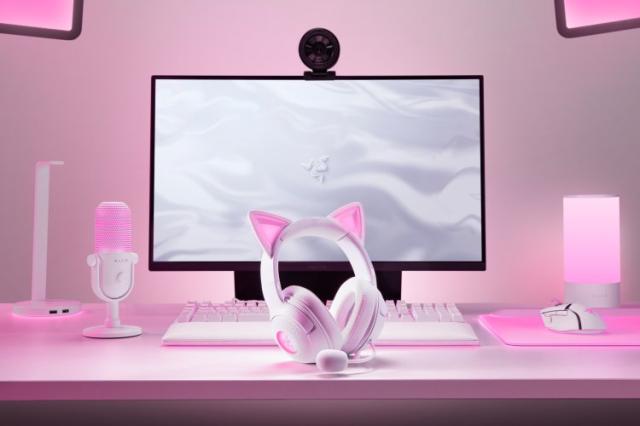 Razer 【国内正規品】有線 RGB対応 ネコミミ ゲーミングヘッドセットKraken Kitty V2 (White) RZ04-04730600-R3M1返品種別A_6
