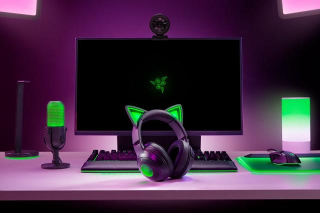 Razer 【国内正規品】Bluetooth 5.2接続 RGB対応 ワイヤレスネコミミヘッドセット Kraken Kitty V2 BT RZ04-04860500-R3M1返品種別A_6