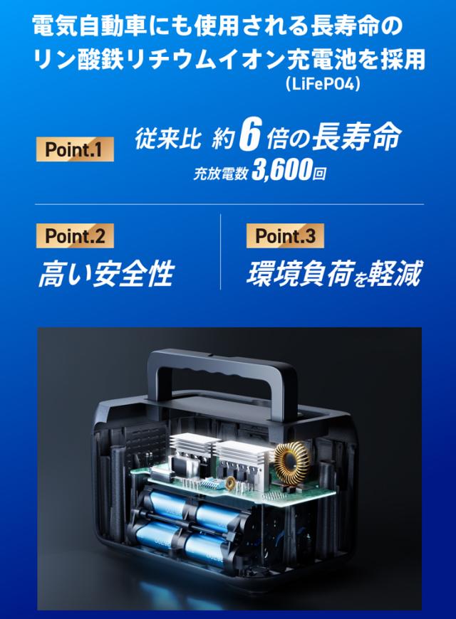 AVIOT PS-F300-NV ポータブル電源 204Wh AC出力コンセント2口 USB-C出力搭載 ネイビーAVIOT POWER PIECE PS-F300[PSF300NV] 返品種別B_7