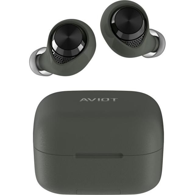 AVIOT TE-A1 ワイヤレスイヤホン カーキ AVIOT TE-A1 完全ワイヤレスイヤホン ノイズキャンセリング