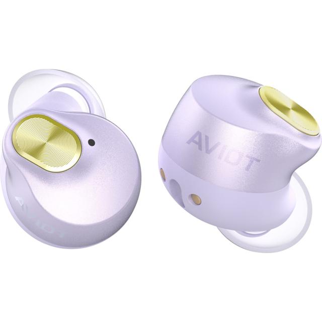 AVIOT Q3R ワイヤレスイヤホン ラベンダー AVIOT TE-Q3R-LV ノイズキャンセリング機能搭載 完全ワイヤレス