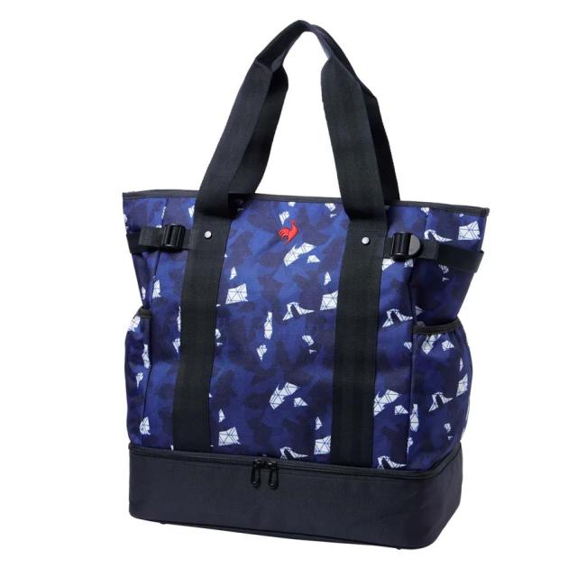 ルコック マティスモザイク柄デザイン トートバッグ 二層式ポケットタイプ(ネイビー) le coq sportif GOLF LG5FTT01M-NV00返品種別A