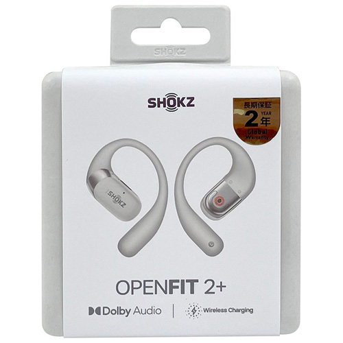 ショックス SKZ-EP-000051 完全ワイヤレスBluetoothオープンイヤー型イヤホン（グレー）Shokz OpenFit 2+[SKZEP000051] 返品種別A_5