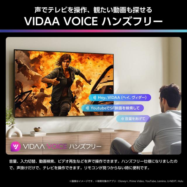 ハイセンス 65U8R 65V型 Mini LED液晶テレビ［BS・CS 4Kチューナー内蔵］Hisense　U8R[65U8R] 返品種別A_9