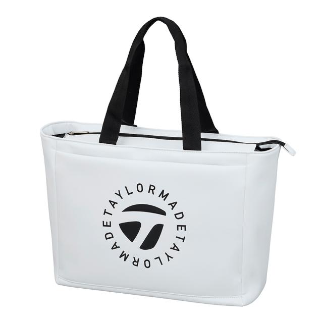 テーラーメイド TM25SS-UN749-WH サークルロゴ トートバッグ（WHITE）TaylorMade CIRCLE LOGO TOTE BAG[TM25SSUN749WH] 返品種別A