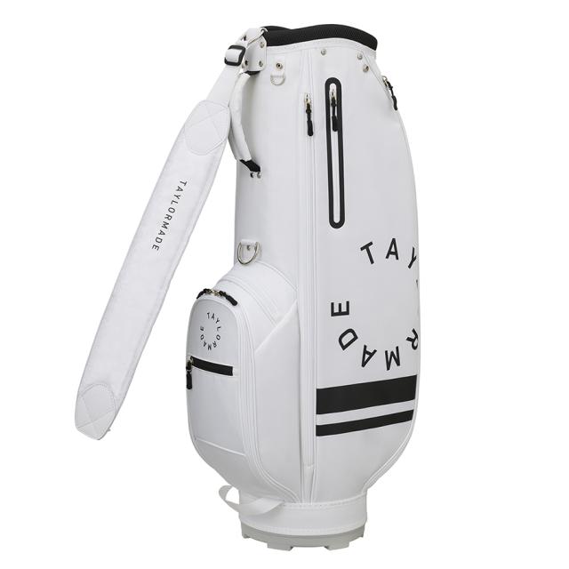 テーラーメイド サーク キャディバッグ（ホワイト・8.5型・46インチクラブ対応） TaylorMade CIRQUE CART BAG TM26-CB-TL900-WH返品種別A