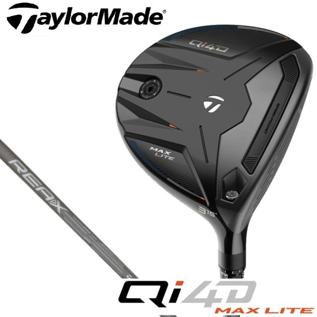 テーラーメイド Qi4D MAX LITE フェアウェイウッド #5（REAX 45 シャフト・フレックス：R） TaylorMade TM-QI4DMXL-FW5-MR4R返品種別A