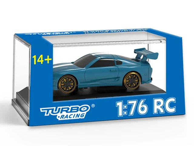 TURBO RACING 【再生産】1/76 C63 ライトブルー ドリフトカー プロポレス【C63S】ラジコン  返品種別B