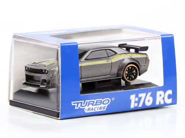 TURBO RACING 【再生産】1/76 C65 シルバーグレー ドリフトカー プロポレス 電動RC完成セット【C65S】ラジコン  返品種別B