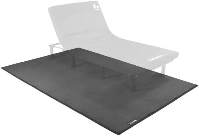 バウヒュッテ ゲーミングカーペット「ベッドごとふかふかラグ」 （幅250cm×奥行160cm） ブラック BCM-250C-BK返品種別A
