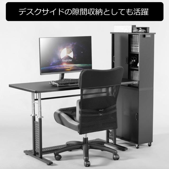 バウヒュッテ 目隠しボトルラック （ブラック・幅20×奥行51.5×高さ120.5cm） BHS-200S-BK返品種別A_4