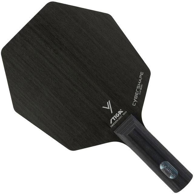 STIGA（スティガ） 卓球 シェークラケットCYBERSHAPE CARBON(サイバーシェイプ カーボン) ストレート STIGA 1602-0201-37返品種別A_1