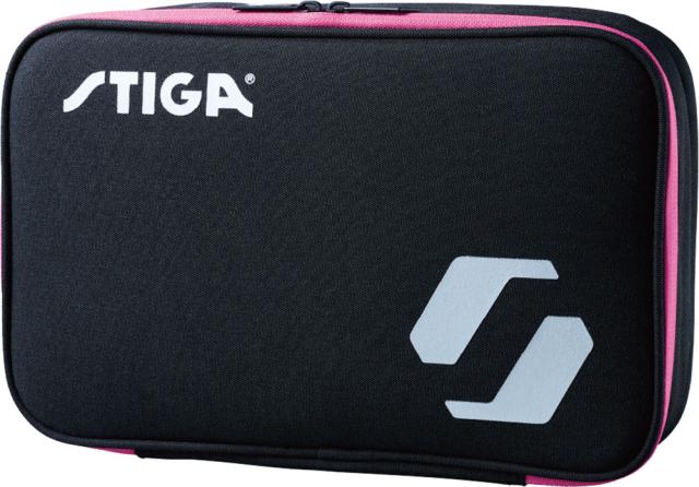 STIGA（スティガ） STJ-1422037181 卓球ラケットケース ライバルJP（ブラック×ピンク）[STJ1422037181] 返品種別A