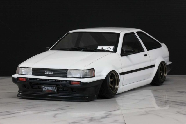 PANDORA 1/10 未塗装ポリカーボネートボディ Toyota AE86