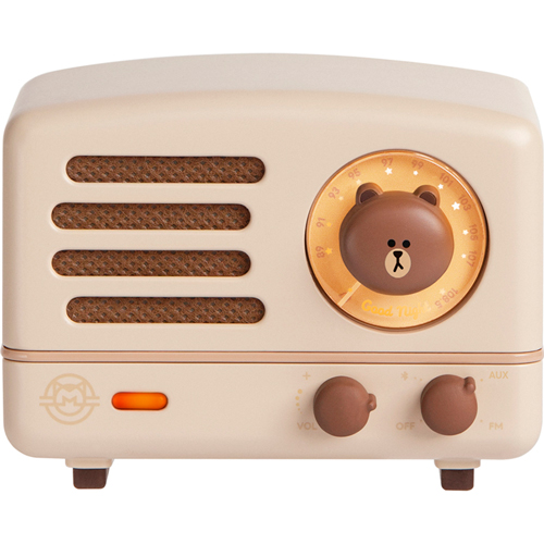 MUZEN MW-2AI-LINE Bluetooth対応スピーカー（LINE FRIENDS）MUZEN OTR Metal　with LINE FRIENDS[MW2AILINE] 返品種別A