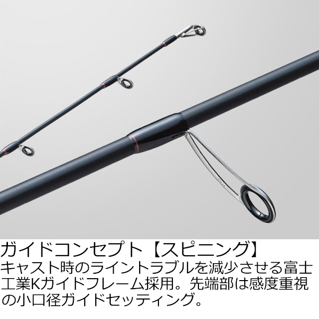 メジャークラフト レッドバック1G 6.6ft 1ピース(グリップ着脱式) スピニングモデル MajorCraft 鯛ラバロッド RB1-S66M返品種別A
