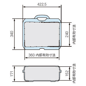 タカチ電機工業 NK920BS NK型　防水キャリングケース内装スポンジ付き(ブラック)TAKACHI[NK920BS] 返品種別A_2