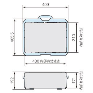 タカチ電機工業 NK930BS NK型　防水キャリングケース内装スポンジ付き(ブラック)TAKACHI[NK930BS] 返品種別A