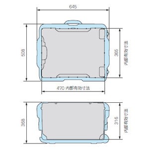 タカチ電機工業 NK960BS NK型　防水キャリングケース内装スポンジ付き(ブラック)TAKACHI[NK960BS] 返品種別A