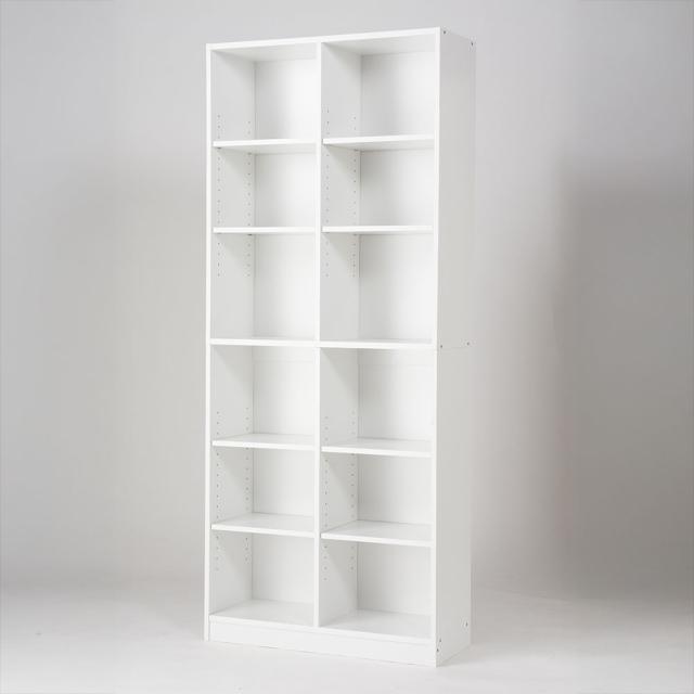 オビタス ABK-1875WH 本棚 75cm幅 ホワイト[ABK1875WH] 返品種別A