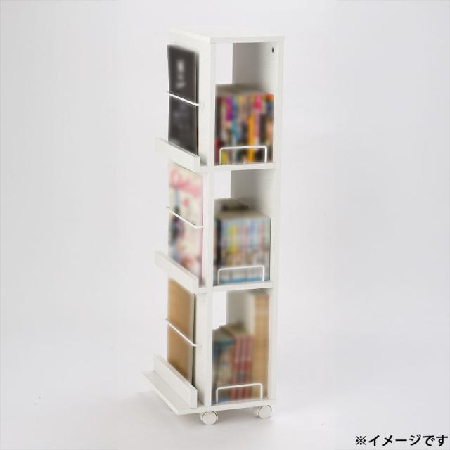 オビタス YYC-3WH 回転コレクションラック ホワイト[YYC3WH] 返品種別A_4
