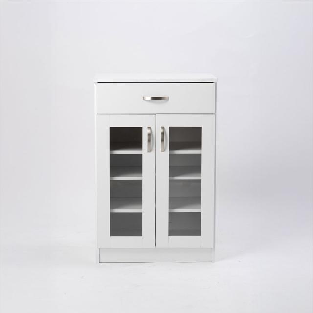 オビタス REZON590WH ロータイプ食器棚[REZON590WH] 返品種別A_1