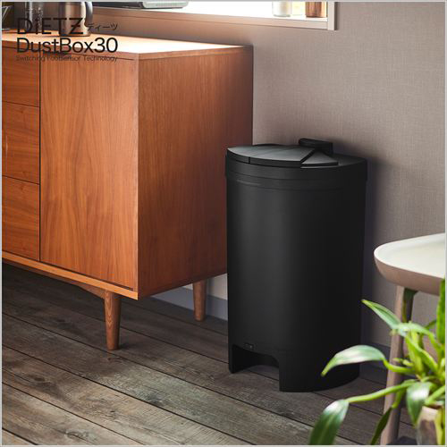 DiETZ VA-DIETZ-SO30-MBK センサー ゴミ箱 DiETZ（ディーツ）DustBox30（マットブラック）[VADIETZSO30MBK] 返品種別A_1