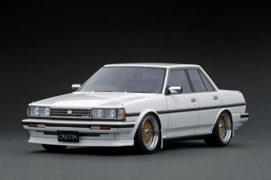 ignitionモデル 1/18 Toyota CRESTA Super Lucent TWINCAM24 (GX71) White【IG3828】ミニカー 返品種別B