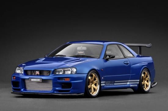 ignitionモデル 1/18 TOP SECRET 34GT-R (BNR34) Blue Metallic【IG3848】ミニカー 返品種別B
