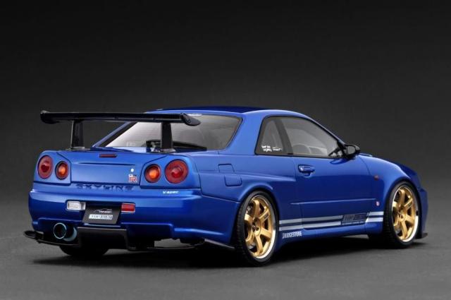 ignitionモデル 1/18 TOP SECRET 34GT-R (BNR34) Blue Metallic【IG3848】ミニカー 返品種別B