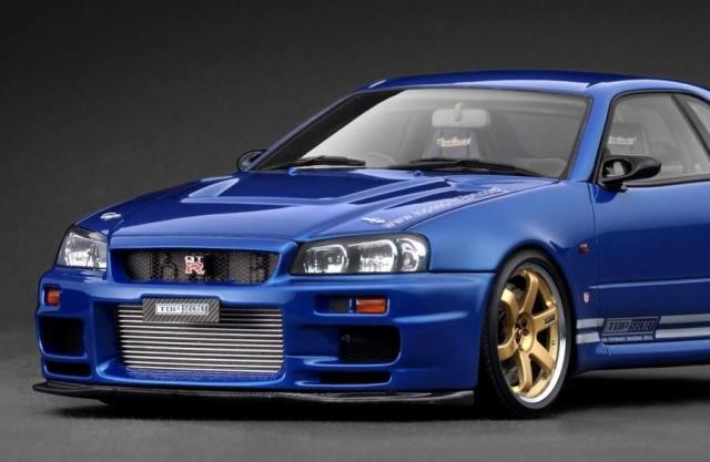 ignitionモデル 1/18 TOP SECRET 34GT-R (BNR34) Blue Metallic【IG3848】ミニカー 返品種別B