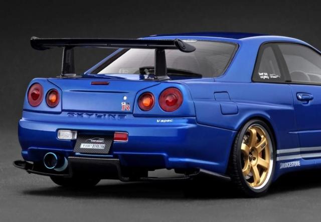ignitionモデル 1/18 TOP SECRET 34GT-R (BNR34) Blue Metallic【IG3848】ミニカー 返品種別B