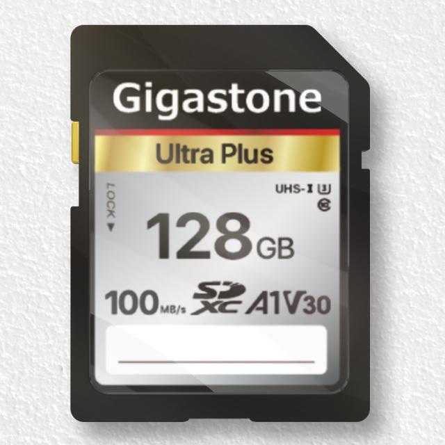 Gigastone｜ギガストーン SDXCメモリーカード 128GB Class10 UHS-I U3 V30（ジッパーバック包装）  GJSXR-128GV3A1返品種別B