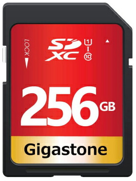Gigastone｜ギガストーン GJSXR-256GU1-RED SDXCメモリーカード 256GB Class10 UHS-I  V10[GJSXR256GU1RED] 返品種別B
