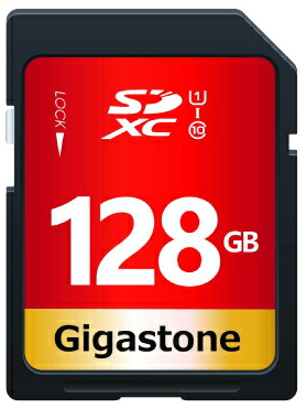 Gigastone｜ギガストーン GJSXR-128GU1-RED SDXCメモリーカード 128GB Class10 UHS-I  V10[GJSXR128GU1RED] 返品種別B