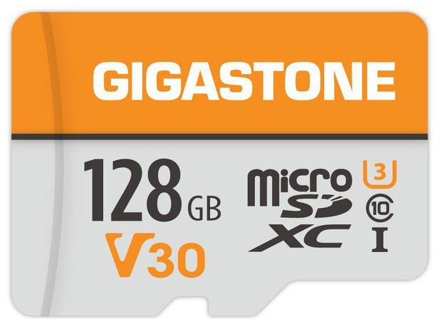 Gigastone｜ギガストーン microSDXCカード 128GB Class10 UHS-I U3 V30 (ジッパーパック包装)  GJMXR-OG128GV30返品種別B