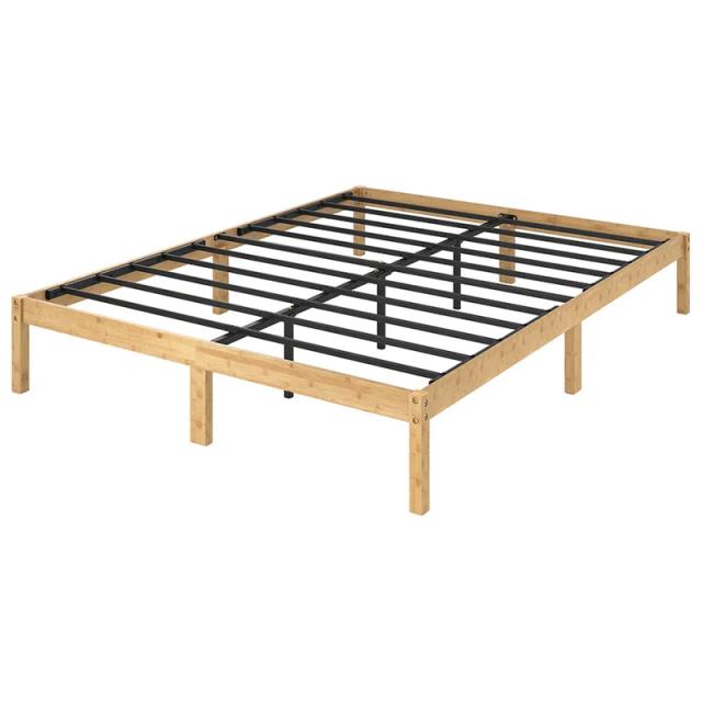 ZINUS JAPAN(ジヌス) ZJ-BBS-D Bamboo 竹製 ベッドフレーム（ナチュラル・サイズ：ダブル）[ZJBBSD] 返品種別A