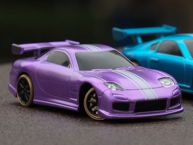 ハイテックマルチプレックスジャパン 【再生産】1/76 C61 Purple Drift Car 電動RC完成セット【C61】ラジコン  返品種別B_3