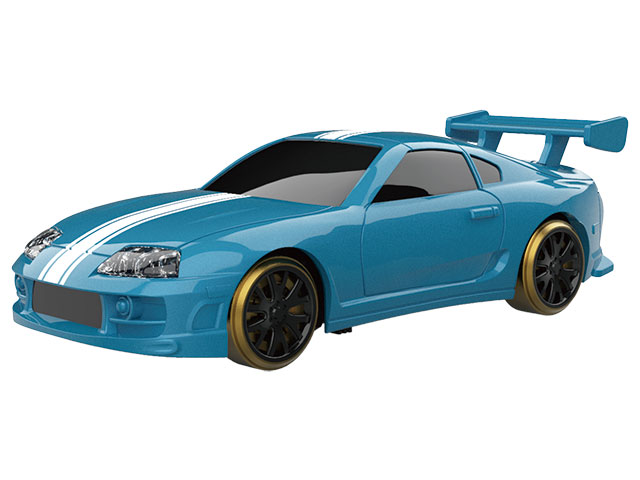 ハイテックマルチプレックスジャパン 【再生産】1/76 C63 Light Blue Drift Car 電動RC完成セット【C63】ラジコン  返品種別B