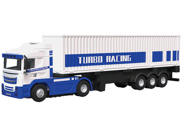 TURBO RACING 【再生産】1/76 C50 White Trailer Truck 電動RC完成セット【C50-WH】ラジコン 返品種別B 23,843円